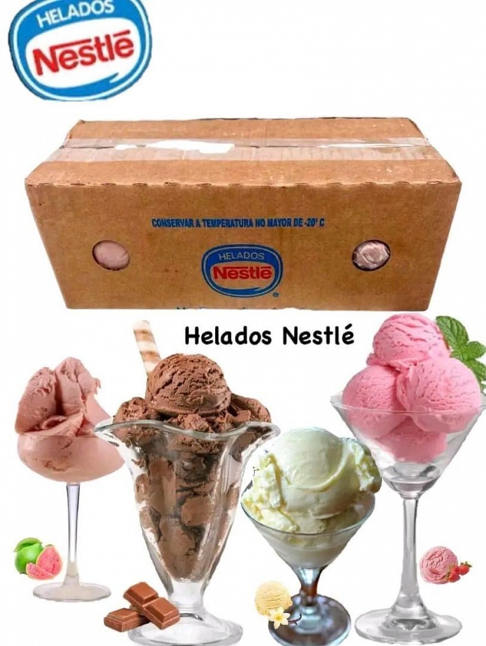 Por cada compra se obsequia 1 caja de helado nestle oferta por este mes..
