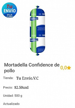 Mortadella 500g  2.50usd