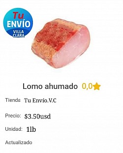 Lomo ahunado desg.       $3.50usd