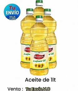 Aceite 1lt.   4.50usd×und