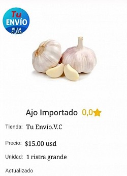 Ristra de Ajo grande  15.00usd