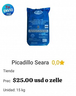 Picadillo MDM pollo 33lb         $25.00 zelle